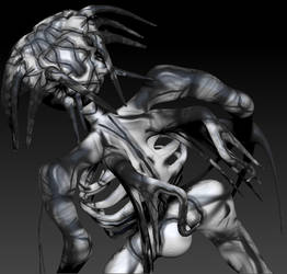 ZBrush Document devlopment back view