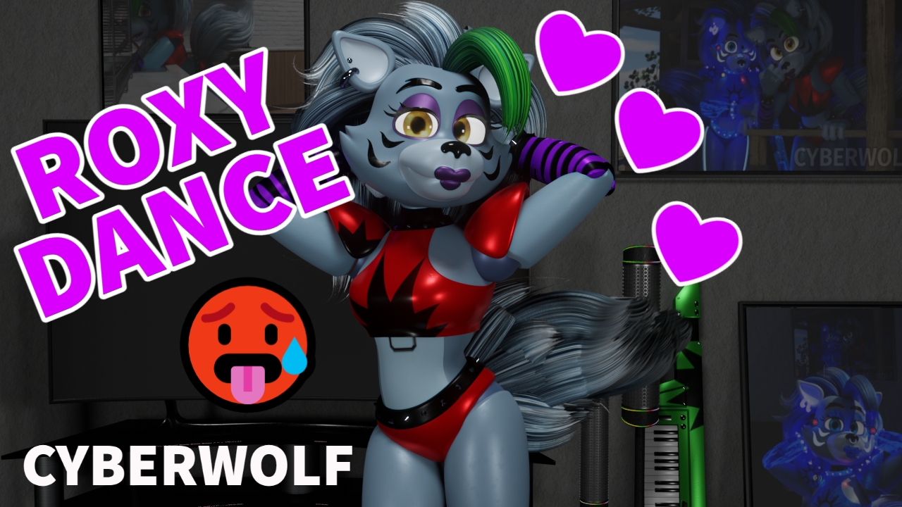 Cyber Wolf Roxy Roxy Dance out now on my YouTube, link below by Cyberwolf200517 on ...