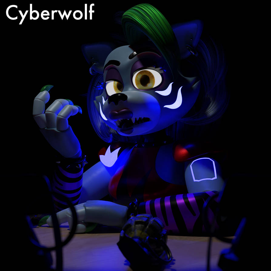 Cyber Wolf Roxy Roxy's Possessed by my oc Cyberwolf! by Cyberwolf200517 on DeviantArt