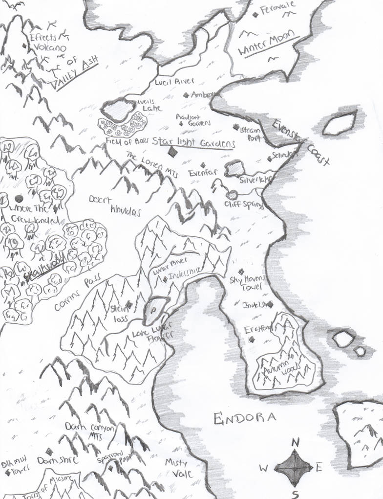 Map Of Endora by Lockheart23 on DeviantArt