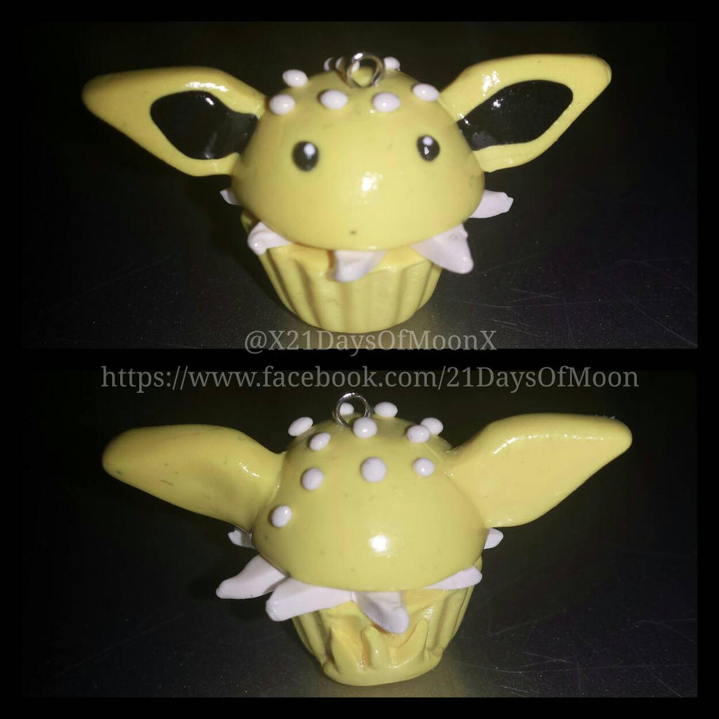 Jolteon Cupcake Charm