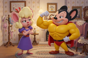Mighty Mouse and Pearl Pureheart