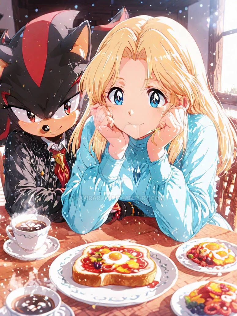 Shadow Man Eating Shadow - Maria Eating Breakfast by akiraruki on DeviantArt