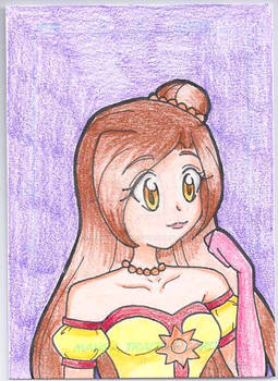 Cure Sunset Art Trading Card