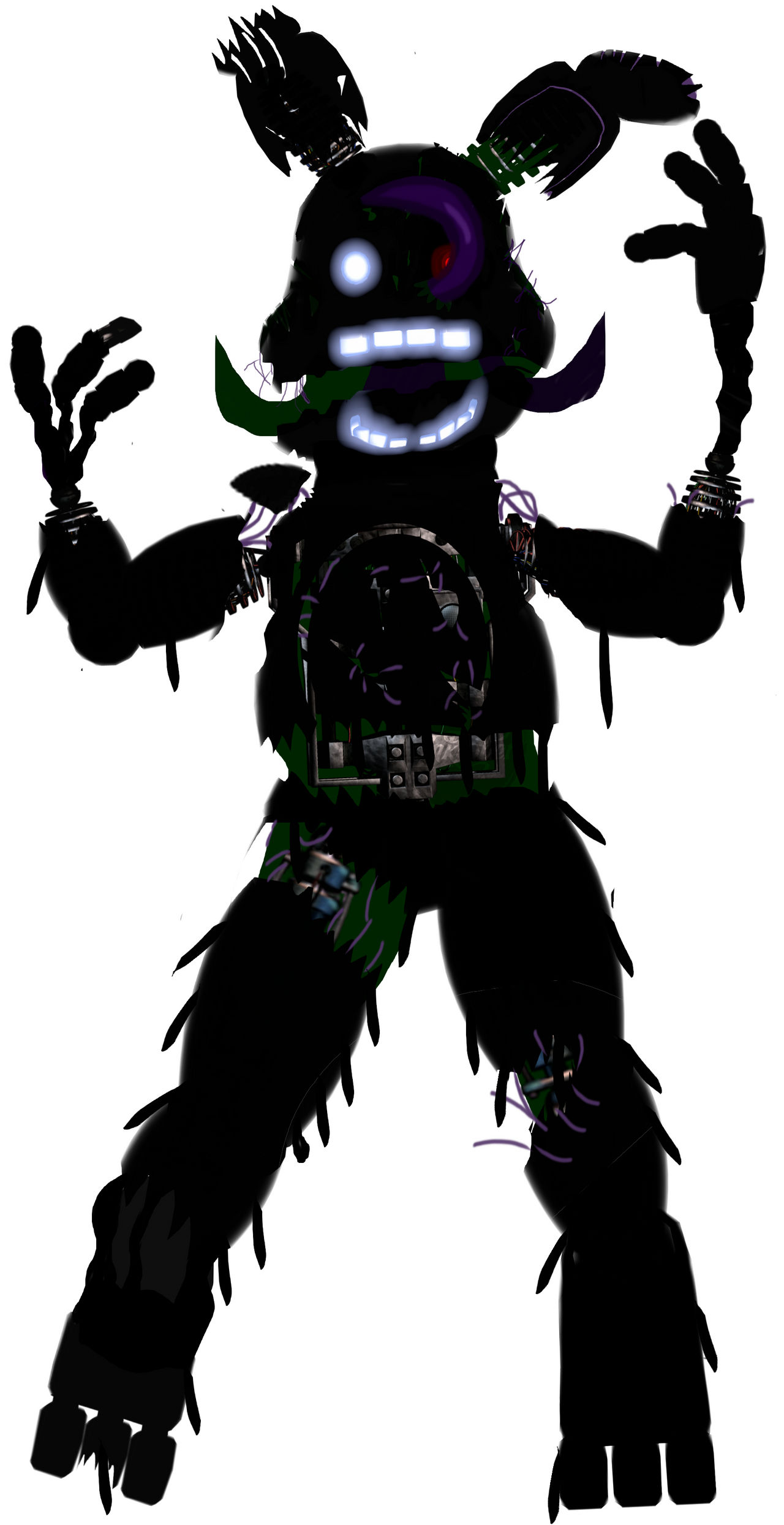 Corrupted Shadow Bonnie by funtimefredboy715 on DeviantArt
