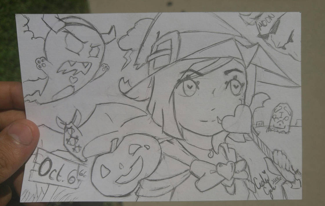 Deviantart Note Do Note Card Doodle Oct. 6 2016 by WarlordShinySides on DeviantArt