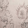 Goku Black Sketches