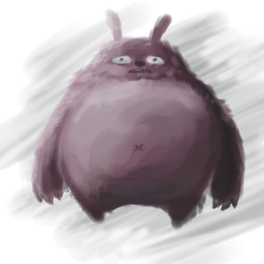 Obese Rabit Obese Rabbit by paper-jellyfish on DeviantArt