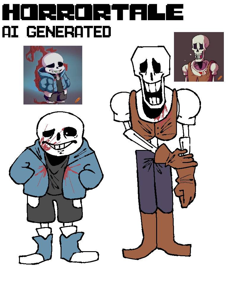 Does anyone know Horror Sans's Canon Height? : r/horrortale