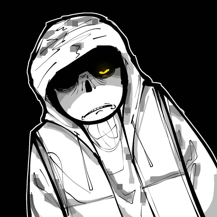 5 min dust sans doodle by CanonHorror on DeviantArt