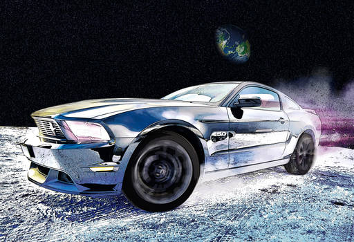 Mustang On The Moon