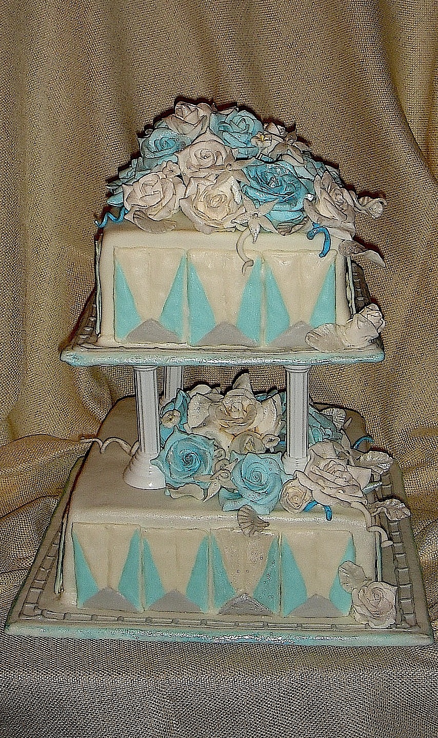 art deco cake