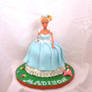 Blue Princess cake
