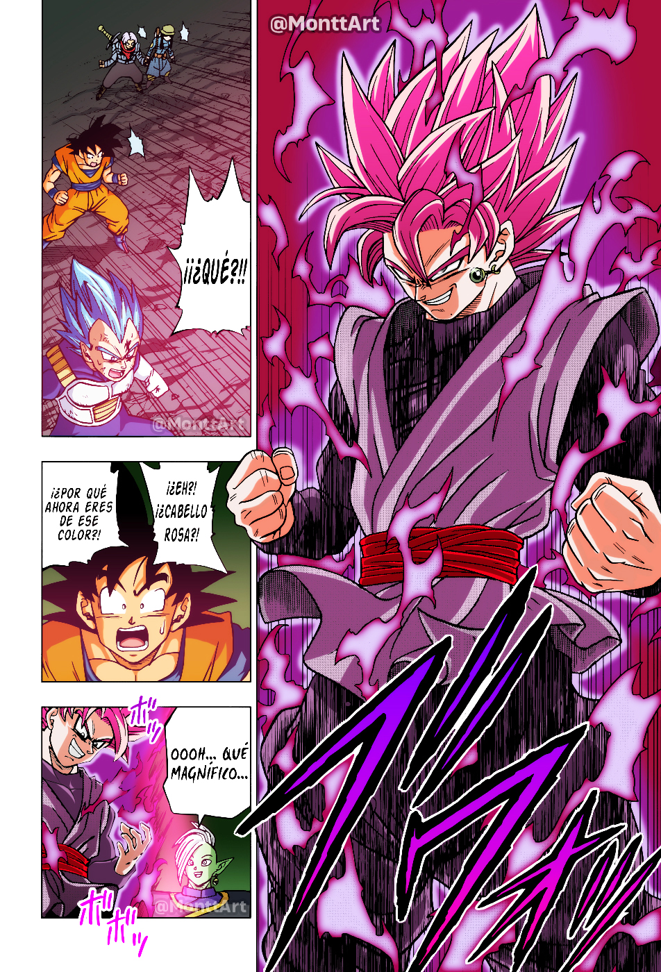 Goku Black Super Sayajin Rose Manga Full Color by Montt-art on DeviantArt