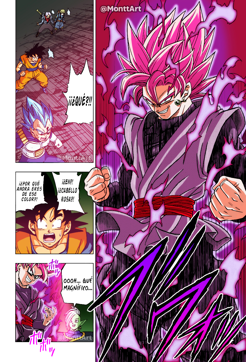 Goku Black Super Sayajin Rose Manga Full Color by Montt-art on DeviantArt Goku Black Super Sayajin Rose Manga Full Color by Montt-art on DeviantArt