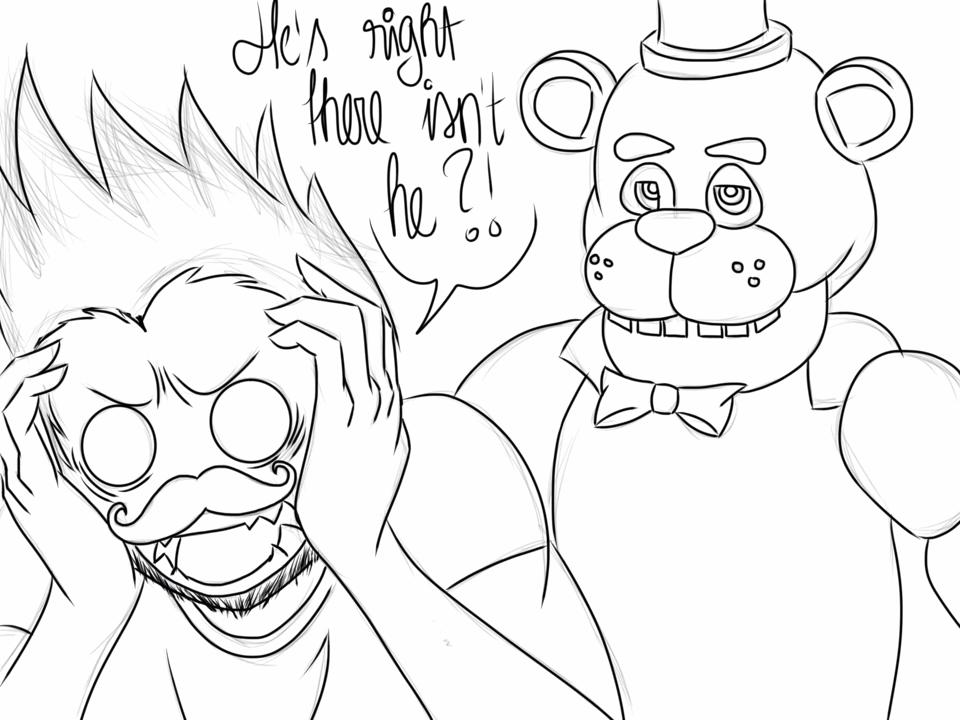 desenhos para imprimir Five Nights at Freddy s