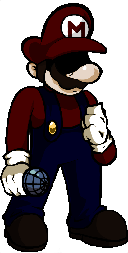 Horror Mario/M (Faker Form) by MSamuelPez99 on DeviantArt