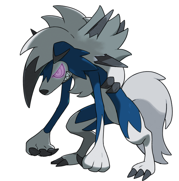 LycanrocMidnight dusk form 2 by tarun2207 on DeviantArt