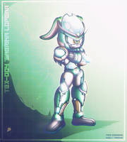 Hero form Sabrina smirking, by DumbZilla_Robo