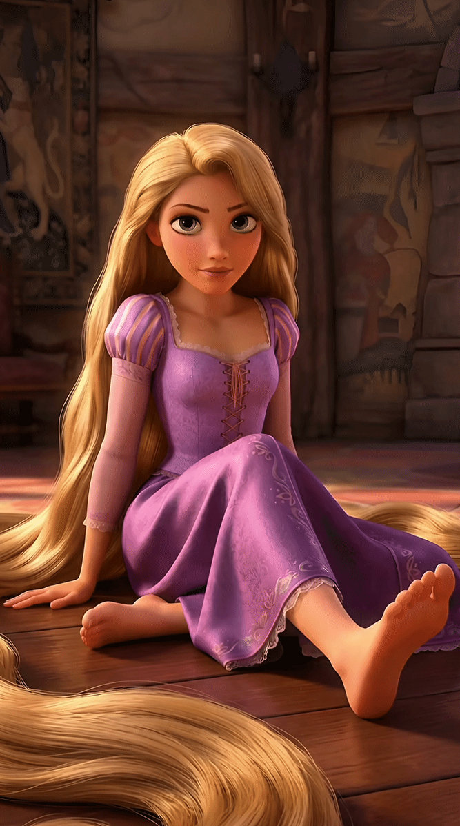 Animation Raponzel Full Body RapunzelAnimation(1) by SaveKennyAI on DeviantArt