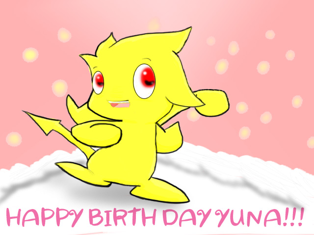 happy birthday yuna