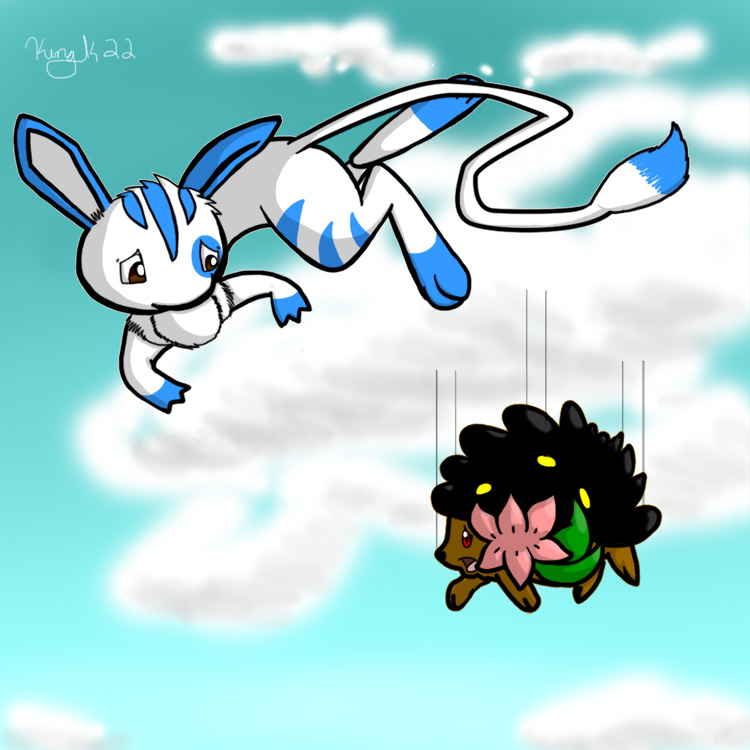 oh yeah land shaymins cant fly