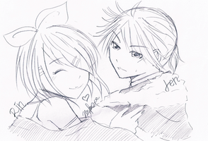 Synchronicity Len/Rin [ROUGH SKETCH]