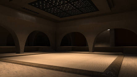 ENVIRONMENT - Tatooine Arena by SquarePeg3D