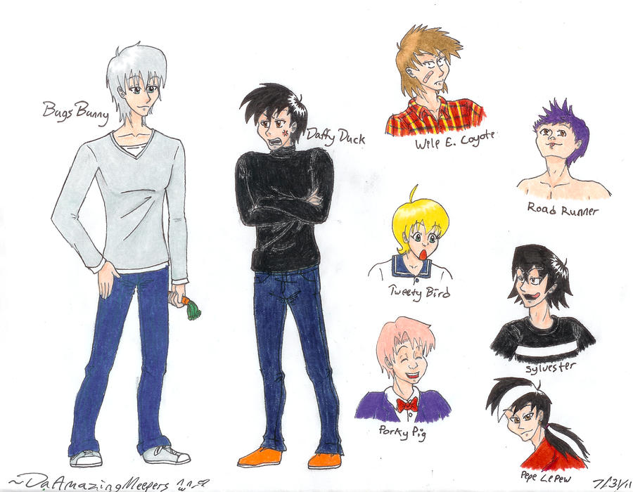 Human Looney Tunes By DaAmazingMeepers On DeviantArt human-looney-tunes-by-daamazingmeepers-on-deviantart