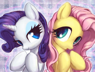 Fluttershy and Rarity