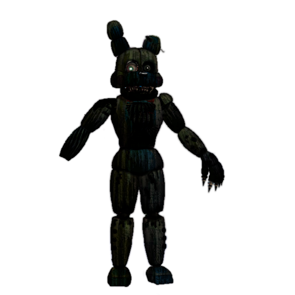 Nightmare Funtime Phantom Withered Toy Bonnie by PeachyBon on DeviantArt