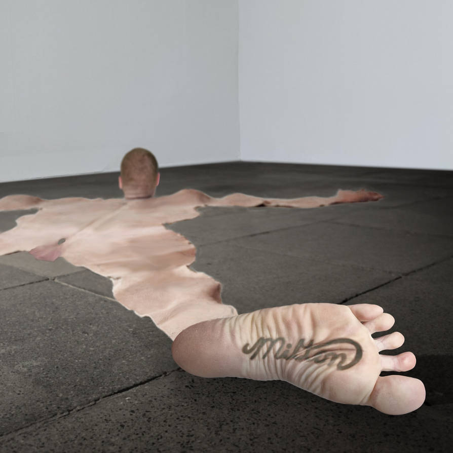 Human Rug Guy Human Trophy Rug by VulnerableSole on DeviantArt