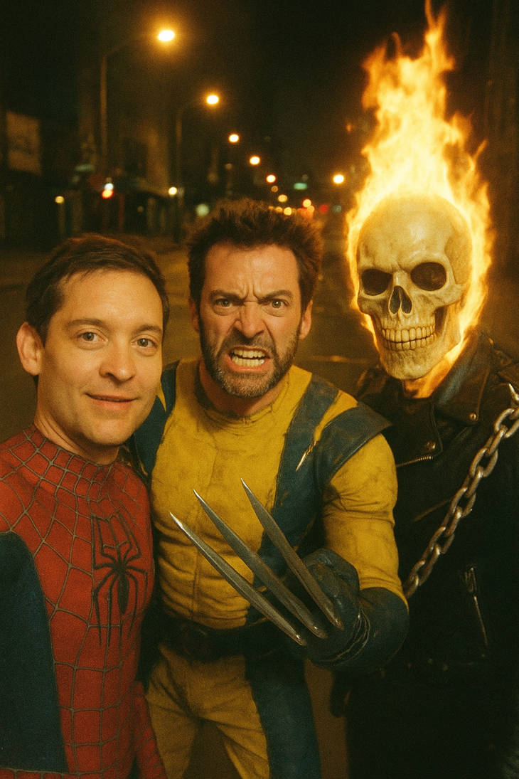 Spider-Man, Wolverine And Ghost Rider by Kenneth200222 on DeviantArt