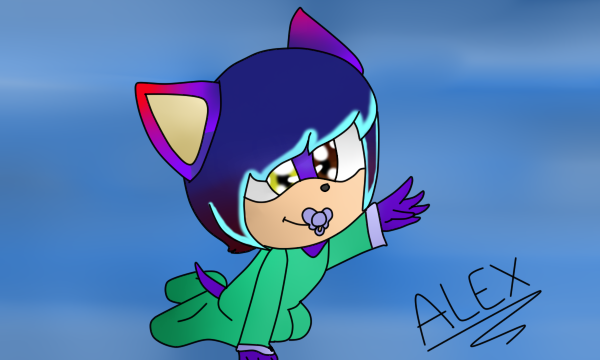 Alex the hedgecatwolf