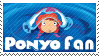 Ponyo Fan Stamp