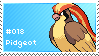 Pidgeot Stamp