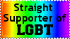 Straight for LGBT Stamp