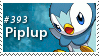 393 Piplup Stamp by lightpurge