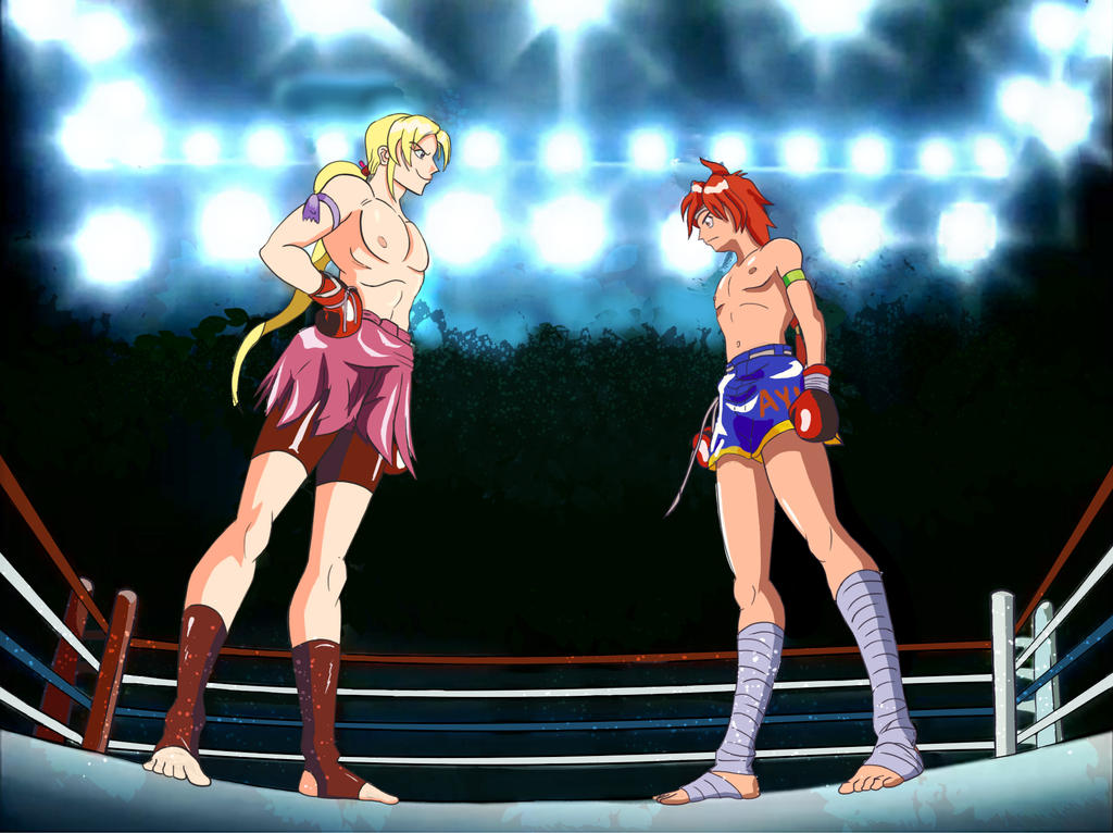 Ayane's High Kick R63 Ayumu vs Sakurai by SwayzeOne on DeviantArt