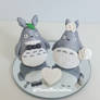 My Neighbor Totoro polymer clay cake topper