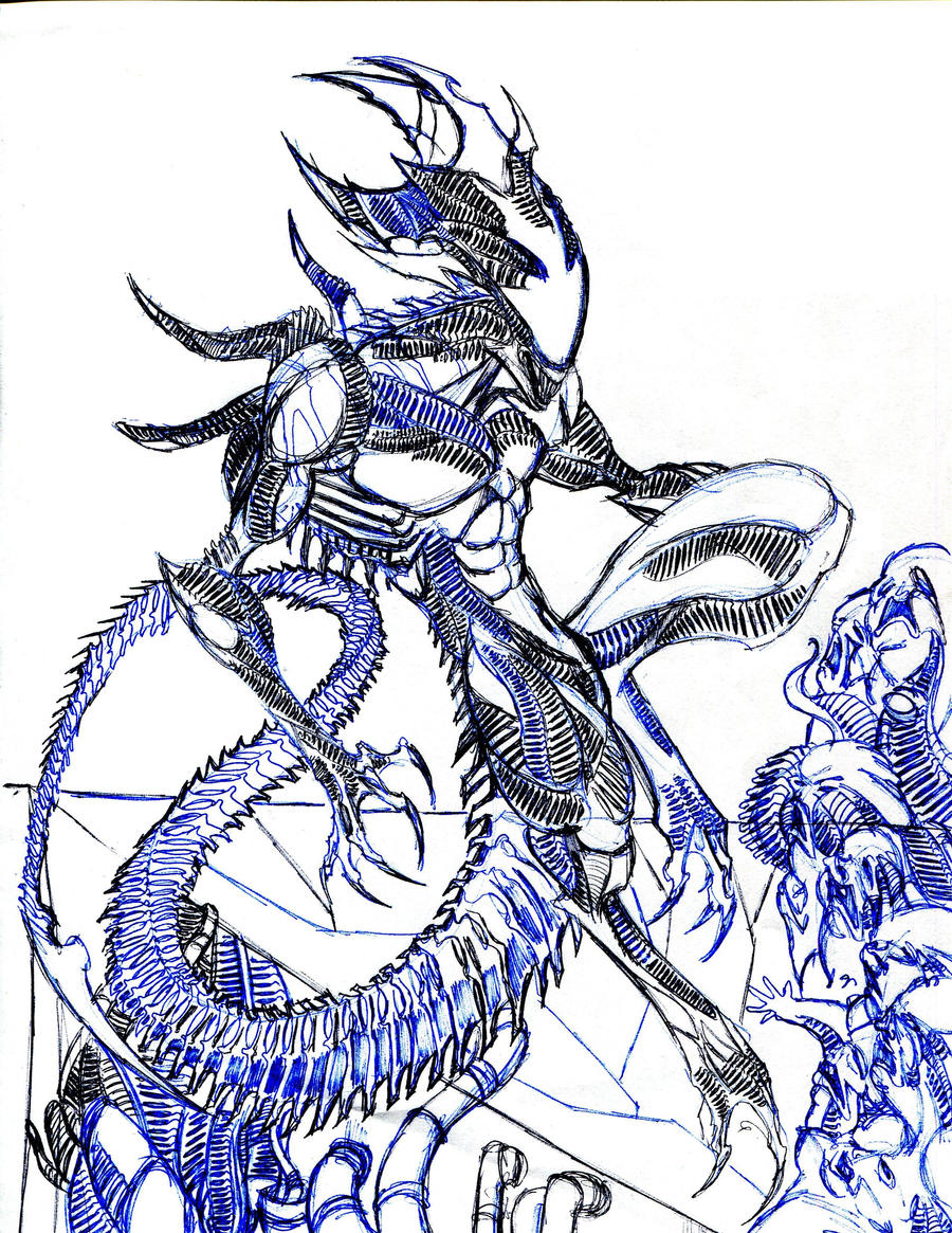 H.R. Giger Alien by winddragon24 on DeviantArt