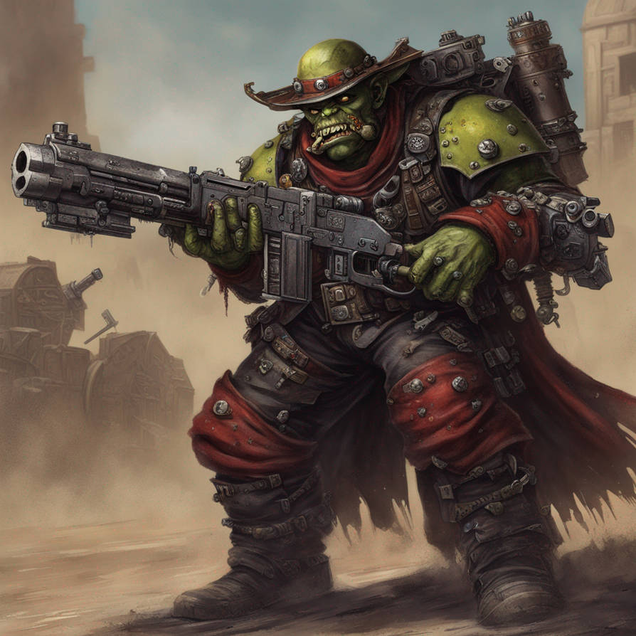 Ork gunslinger