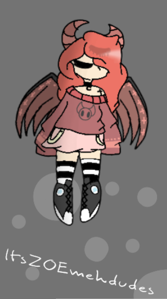 Devil Computer Oc Devil oc by itsZOEmehdudes on DeviantArt