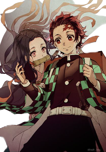 Tanjirou And Nezuko Kimetsu No Yaiba Render By Kiritowaifu On Deviantart