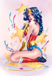 [coloring] Wonder Woman by Renue
