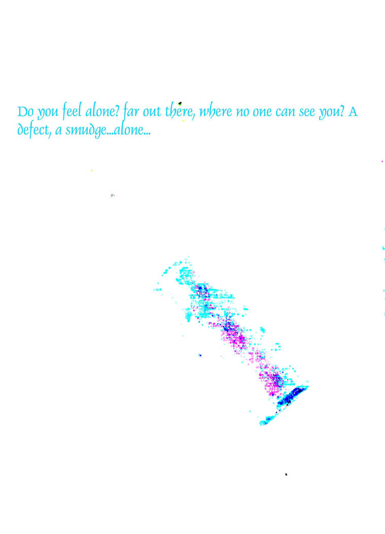 A defect, a smudge, alone. by xEvilEyedBunnyx on DeviantArt