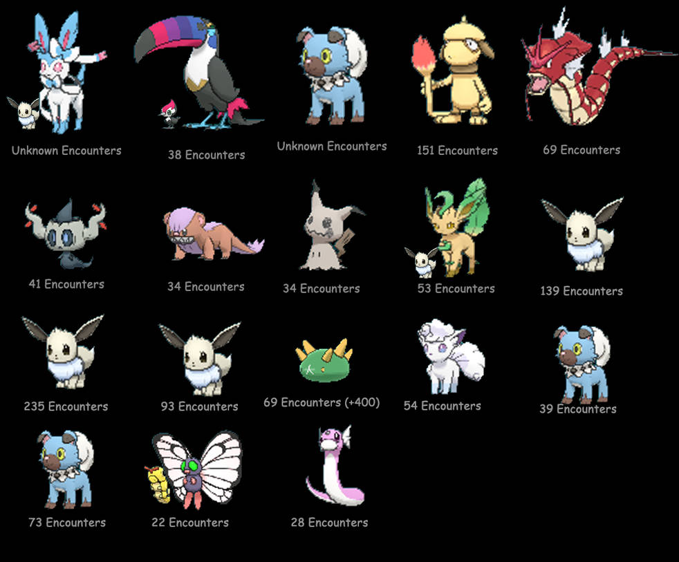 Shiny Pokemon Counter (Pokemon Sun, 2016) by EndlessSketch on DeviantArt