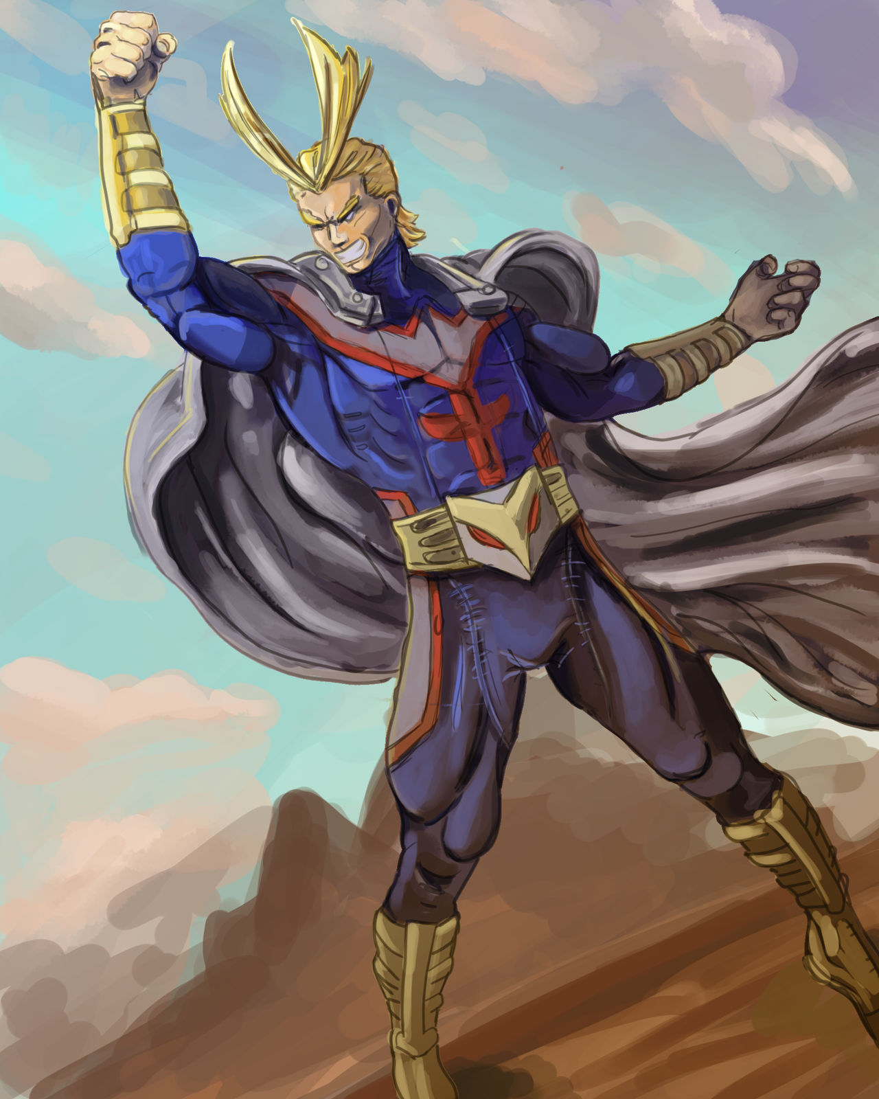 All might by sketchyup on DeviantArt