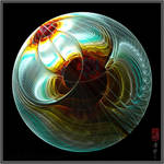 Marbleized Etching No 9 by YarNor