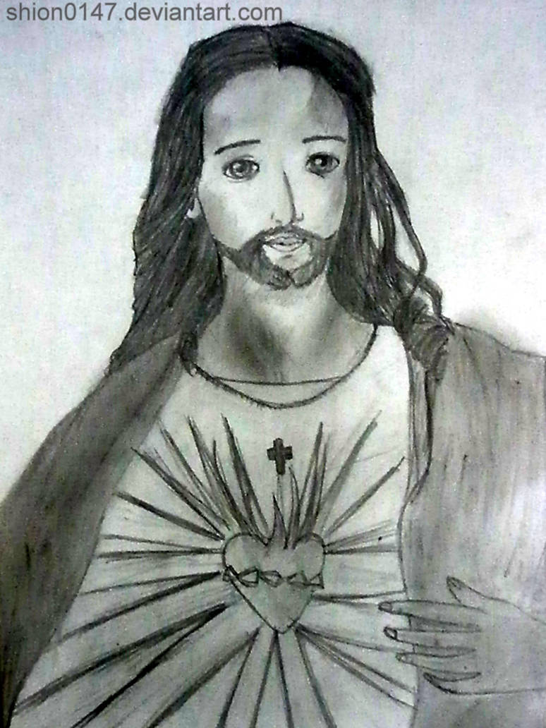 Sacred Heart of Jesus by shion0147 on DeviantArt